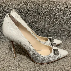 COACH Hallie Soft Print Lizard Heels thumbnail 6