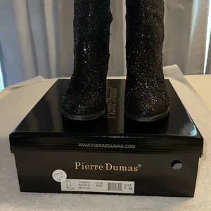 Pierre Dumas Black Sparkle Boots thumbnail 2