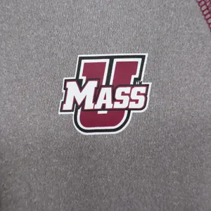 Colosseum Womens UMass Minutemen 1/4 Zip Pullover Grey Size S NEW thumbnail 2