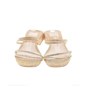 Dolce Vita Haize Block Heel Women's Tan Sandals Strappy Woven Size 8 thumbnail 3