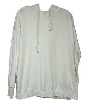 Aerie Womens Light Green Oversized Cotton French Terry Hoodie Sweatshirt S thumbnail 1