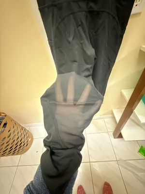 OFFLINE by Aerie Goals High-Rise 7/8 Pocket Legging in Black thumbnail 3