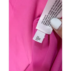 Imperfect pink slip dress vneck midi dress sleeveless slits medium wedding guest thumbnail 9