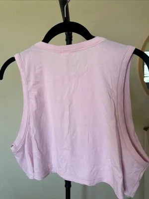 NWT Skims Boyfriend Cropped Tank in Cherry Blossom, Size Small thumbnail 6