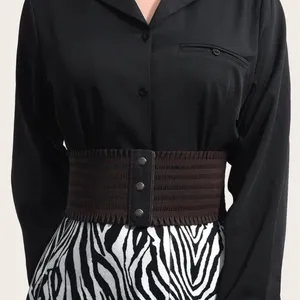 Plus Size‎ Wide Waistband Elegant Elastic Belt Vintage Dress Coat Girdle Waspie thumbnail 5
