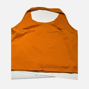 Wild Fable Womens Halter Tank‎ Top Dark Orange Rosette Detail Size XL New thumbnail 3