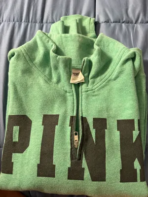 Vintage Victoria's Secret PINK Quarter-Zip Pullover thumbnail 1