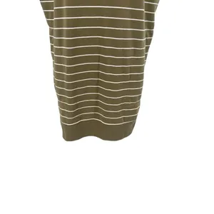 Anthropologie Daily Practice Tee Dress Striped Light Fleece Green‎ Size Large thumbnail 6