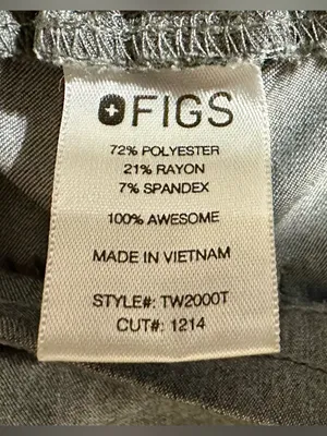 FIGS Yola Skinny/Cargo Scrub Pants Size XS Tall thumbnail 7