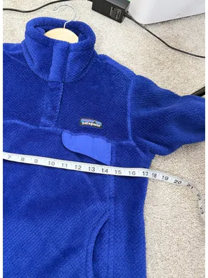 Patagonia Women's Re-Tool Snap-T Pullover Fleece Jacket in Harvest Moon Blue S thumbnail 11