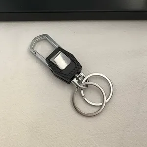 Practical carabiner keychain designed for both men and women for everyday carrying needs. Comes with double key rings, allowing you to classify and organize different keys separately. This keychain is 2.5 inches in length and 0.9 inches in width, compact and portable to carry around. Suitable for car keys, home keys, small gadgets, backpacks and handbags for convenient hanging. Simple versatile style matches various scenarios, a nice daily accessory and casual small gift. thumbnail 2
