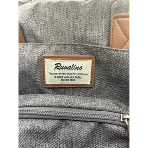 Ruvalino Diaper Bag Backpack Grey Heathered Travel Multi thumbnail 5