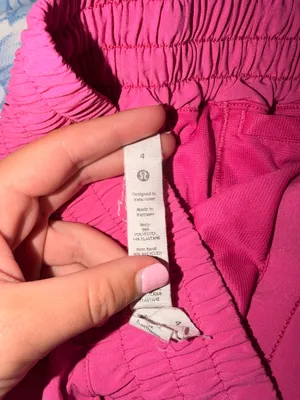 Pink Hotty Hot Lululemon Shorts 4" thumbnail 4