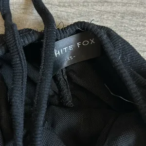 White fox black ribbed cinched dress thumbnail 3