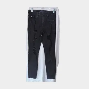 Aeropostale High Rise Jeggings Size 8 Distressed‎ Denim Grunge Punk Streetwear thumbnail 6
