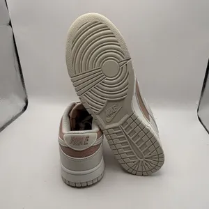 New Womens 9.5 Nike Dunk‎ Low Particle Pink/Lt Orewood Brown Sneaker IM6572-603 thumbnail 7