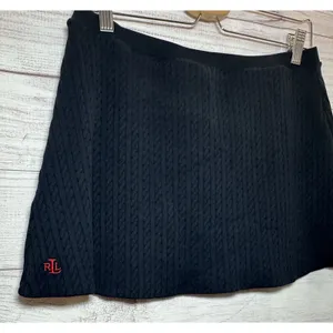 Vtg. Polo Ralph Lauren Navy Blue SKIRT Made in USA SIZE M thumbnail 3