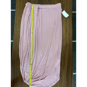 Free People FP Beach Womens Ruched Daphne Pull-on Midi Skirt Pink Size XS NWOT thumbnail 7