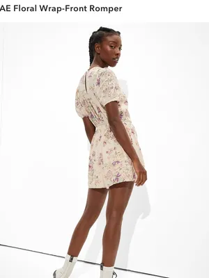 American Eagle Floral Romper Beautiful Print XXL thumbnail 2