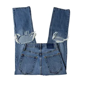 Abercrombie Jeans Ankle Straight Ultra High Rise Distressed Denim 26 2S thumbnail 5