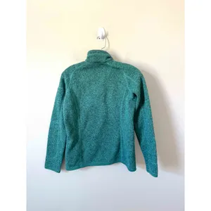 Patagonia Better Sweater 1/4 Zip Pullover Jacket Teal Size Small thumbnail 2