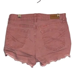 Aeropostale Distressed High Waisted‎ Shorty Shorts Rust Rose Pink thumbnail 2