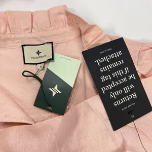 NWT Tuckernuck Bermuda Pink Palmerston Dress sz S Long Sleeve Linen Blend Mini thumbnail 9