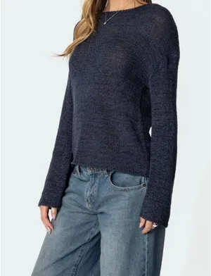 Edikted Knit Long Sleeve Top thumbnail 2