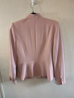 White House Black Market Blush Pink Fitted Blazer Jacket Size 6 thumbnail 3