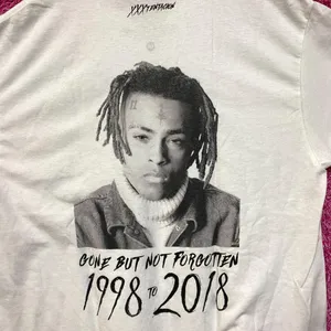 XXXTentacion Gone But Not Forgotten RIP Tribute Rap Tee L thumbnail 2