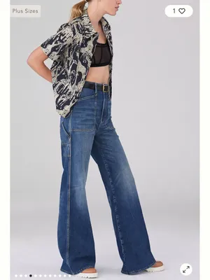 Anthropologie Pilcro The Carpenter Wide-Leg Jeans - 25 Waist thumbnail 2