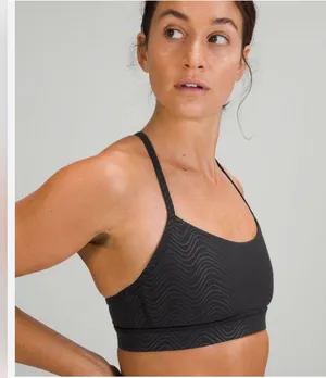 lululemon athletica Charcoal Sports Bra thumbnail 1
