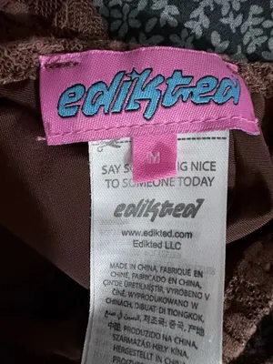 Edikted Brown Top lace  thumbnail 4