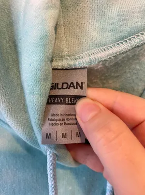 tie dye hoodie Blue Size M thumbnail 2