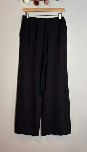 Old Navy PowerSoft Go Dry black wide leg pants thumbnail 1