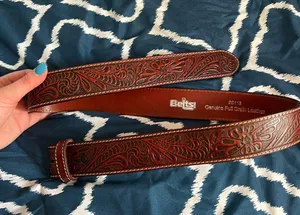 Leather Belt Brown thumbnail 1