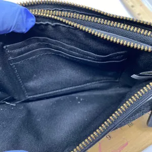 COACH Dark Brown Leather Wristlet thumbnail 7