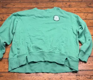 Aerie Green Ski Resort Crewneck Sweatshirt XS‎ oversized thumbnail 1