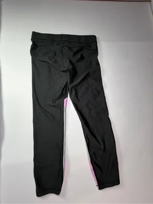 Under Armour Black Leggings with Light Gray Branded Waistband thumbnail 6