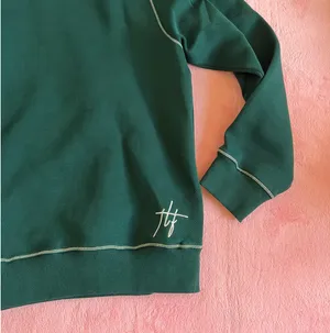 TLF quarter zip Green thumbnail 3