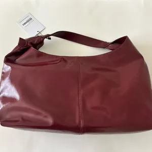 Princess Polly Burgundy Faux Leather Bag thumbnail 5