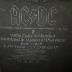 AC/DC Back in Black Band Tee 2X thumbnail 3