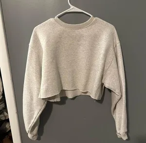 Cropped sweatshirt Gray Size M thumbnail 1