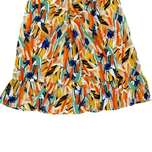 Women's Abstract Printed Midi Dress in Multi, Size M​ thumbnail 3