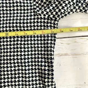 Lauren Ralph Lauren Houndstooth Top S Black Ivory Cotton Non Iron Button Up thumbnail 7