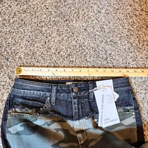 Random Acts of Kindness Women Super High Rise Camo Skinny Jean‎ Sz 3 NWT J22457A thumbnail 6