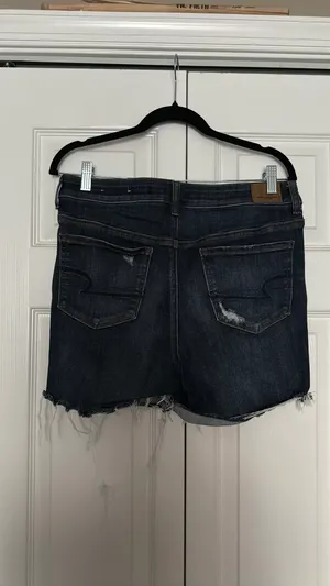 American Eagle High-Rise Shortie Jeans Shorts thumbnail 2