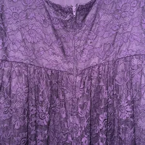 TORRID - DEEP PURPLE HIGH NECK SHORT SLEEVE LACE woman DRESS plus SIZE 16 thumbnail 7