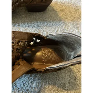 Vince Camuto Suede Cutout Booties Phortiena‎ Pumpernickle 6W thumbnail 2