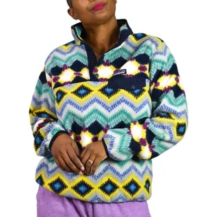 Patagonia Pullover Synchilla Snap T Blue Timber Twist Fleece Pullover Size Small thumbnail 15